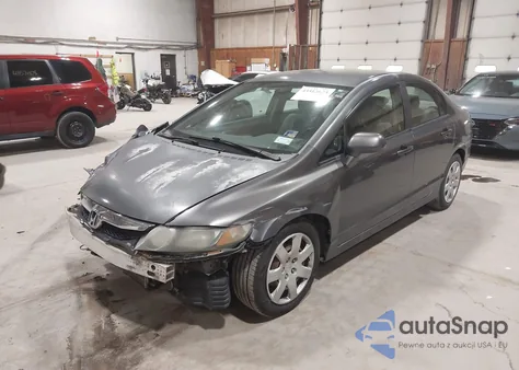 2009 Honda Civic Lx z USA, uszkodzony, nr VIN 2HGFA165X9H315463